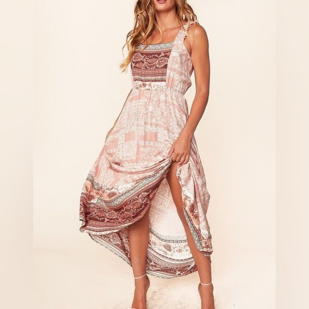 NEW! Sugarfox Wish I Could Boutique Maxi Dress S - Picture 2 of 13